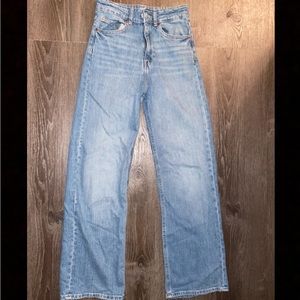 ♡ H&M high rise boot cut jeans ♡